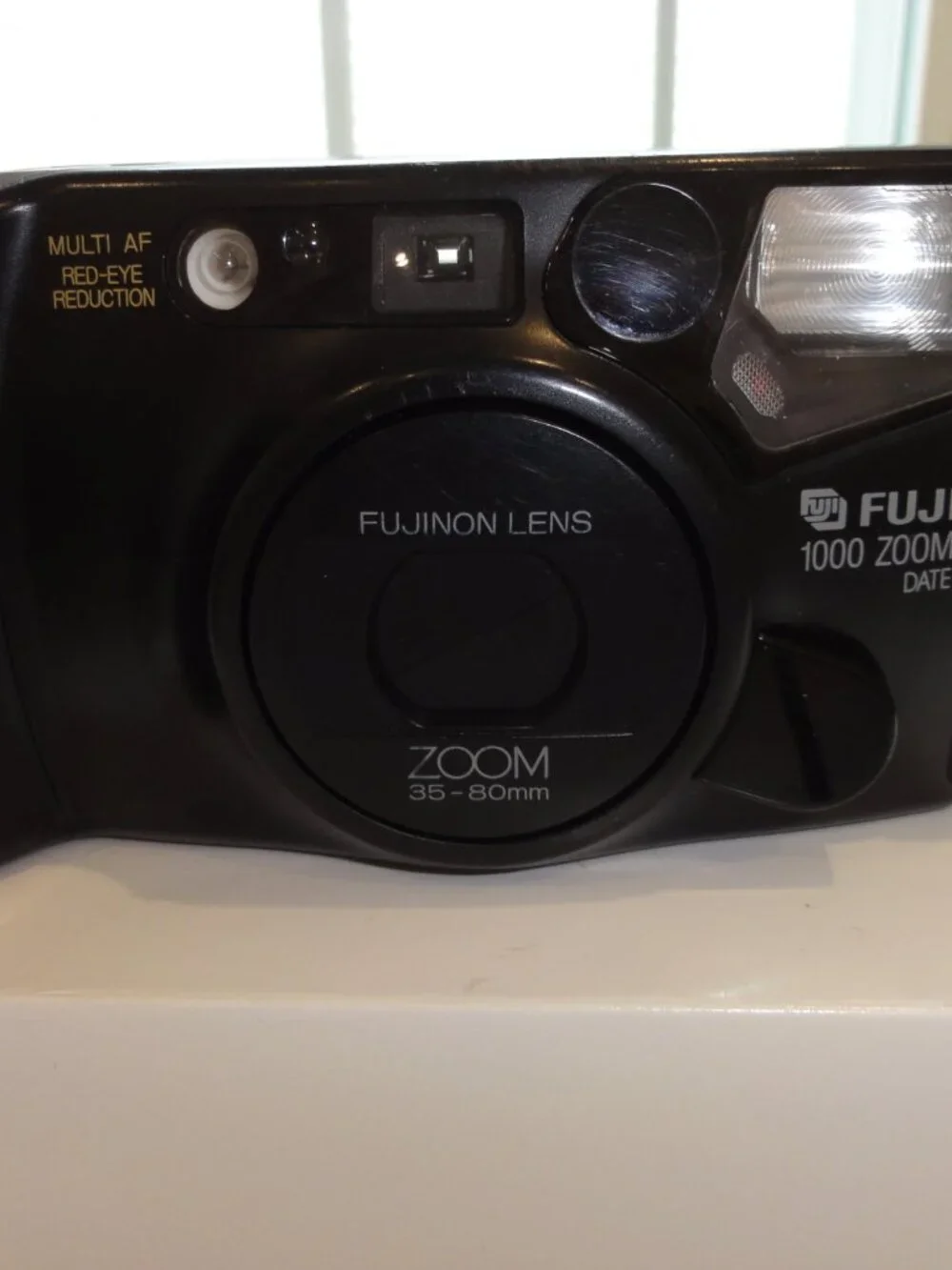 FUJI Discovery 1000 Zoom Date 35-80mm Point and Shoot Camera TESTED/WORKING!